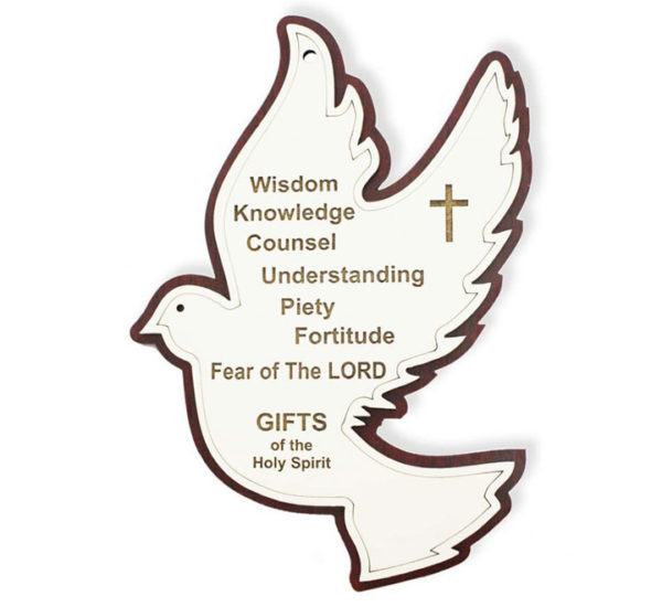 Gifts Of The Holy Spirit Dove Shape