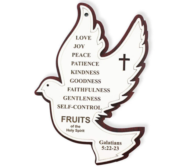 Dove shape Fruits Of The Holy Spirit