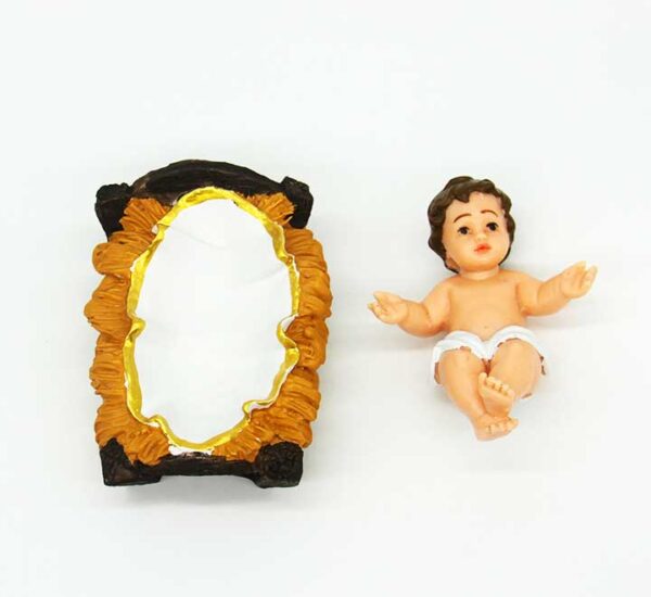 3.5 Inch New born Baby Jesus Figurine